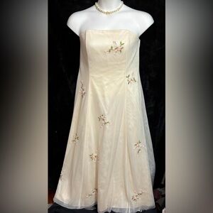 Bari Jay Cream Dress